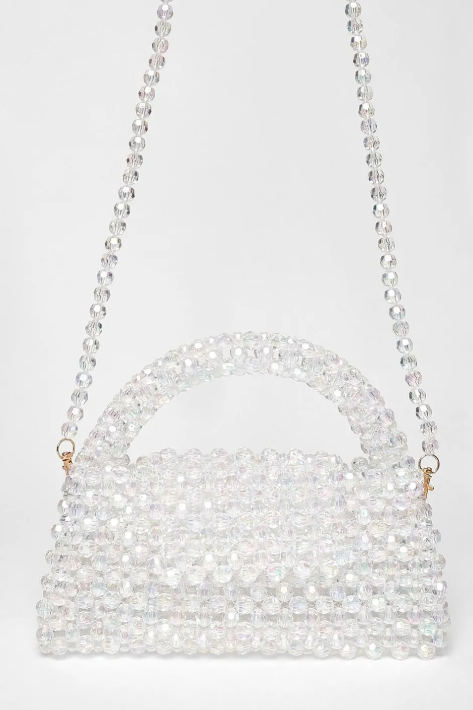 Quiz Iridescent Mini Top Handle Bag Outlet