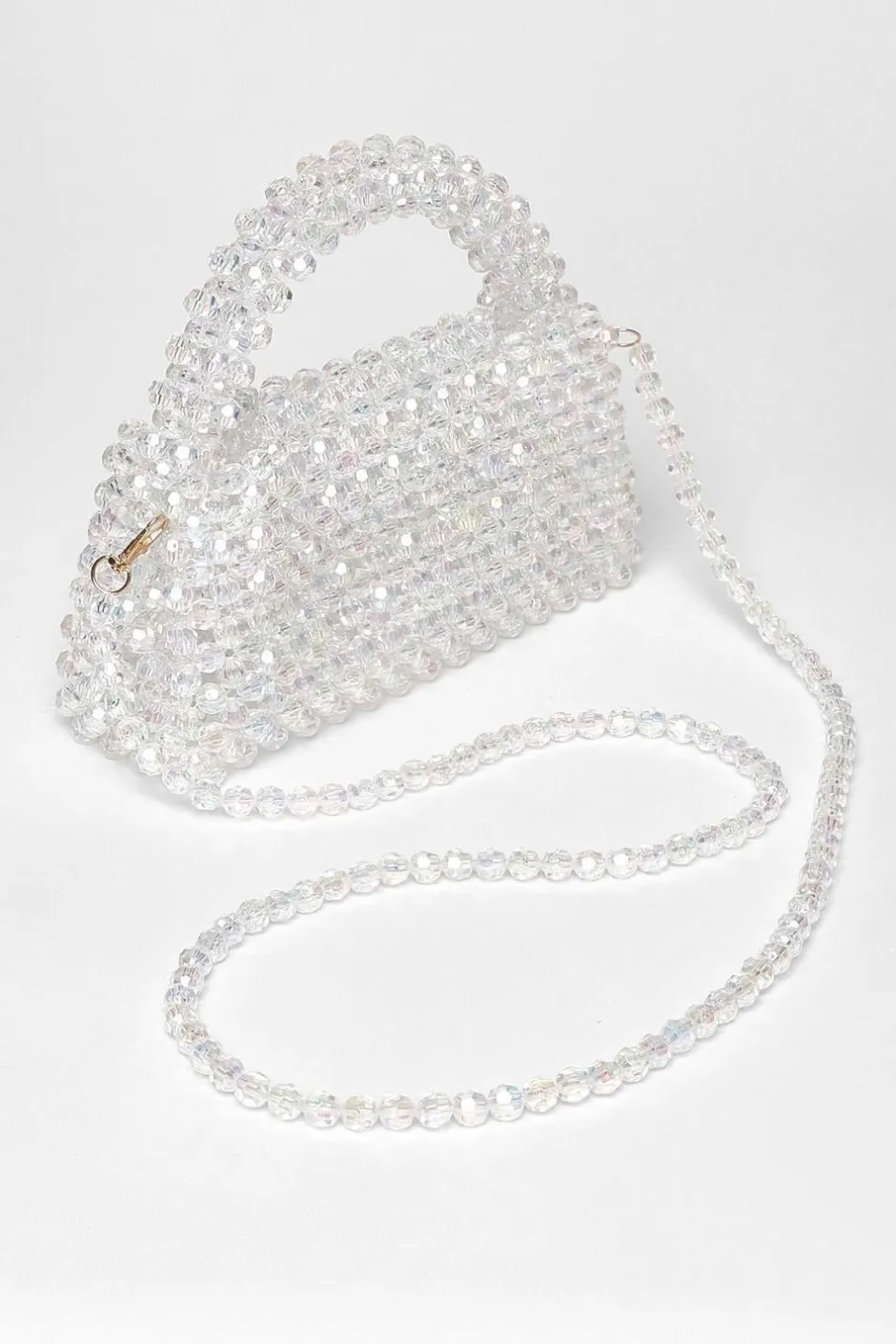 Quiz Iridescent Mini Top Handle Bag Outlet