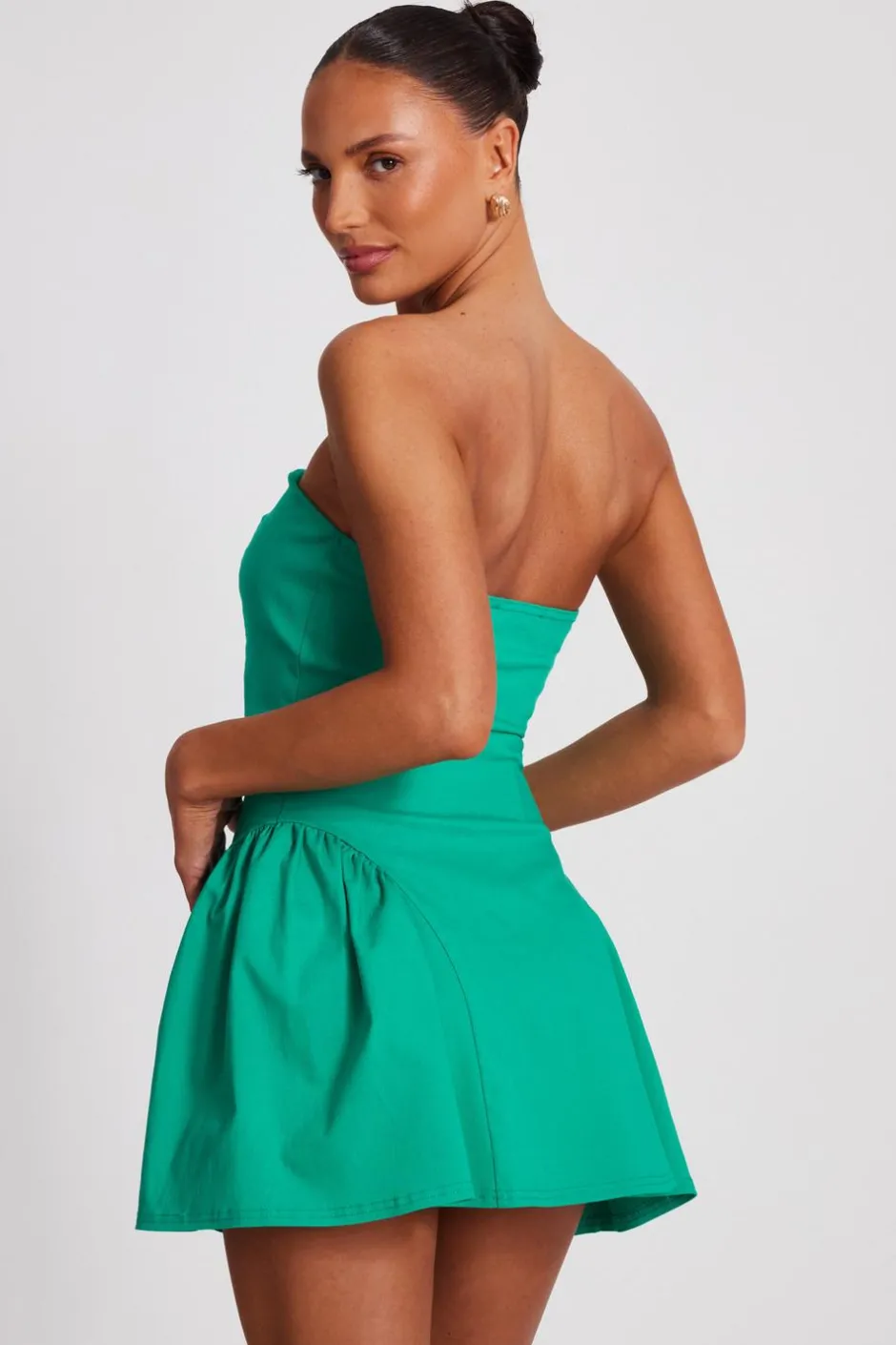 Quiz Jade Bandeau Mini Dress Clearance
