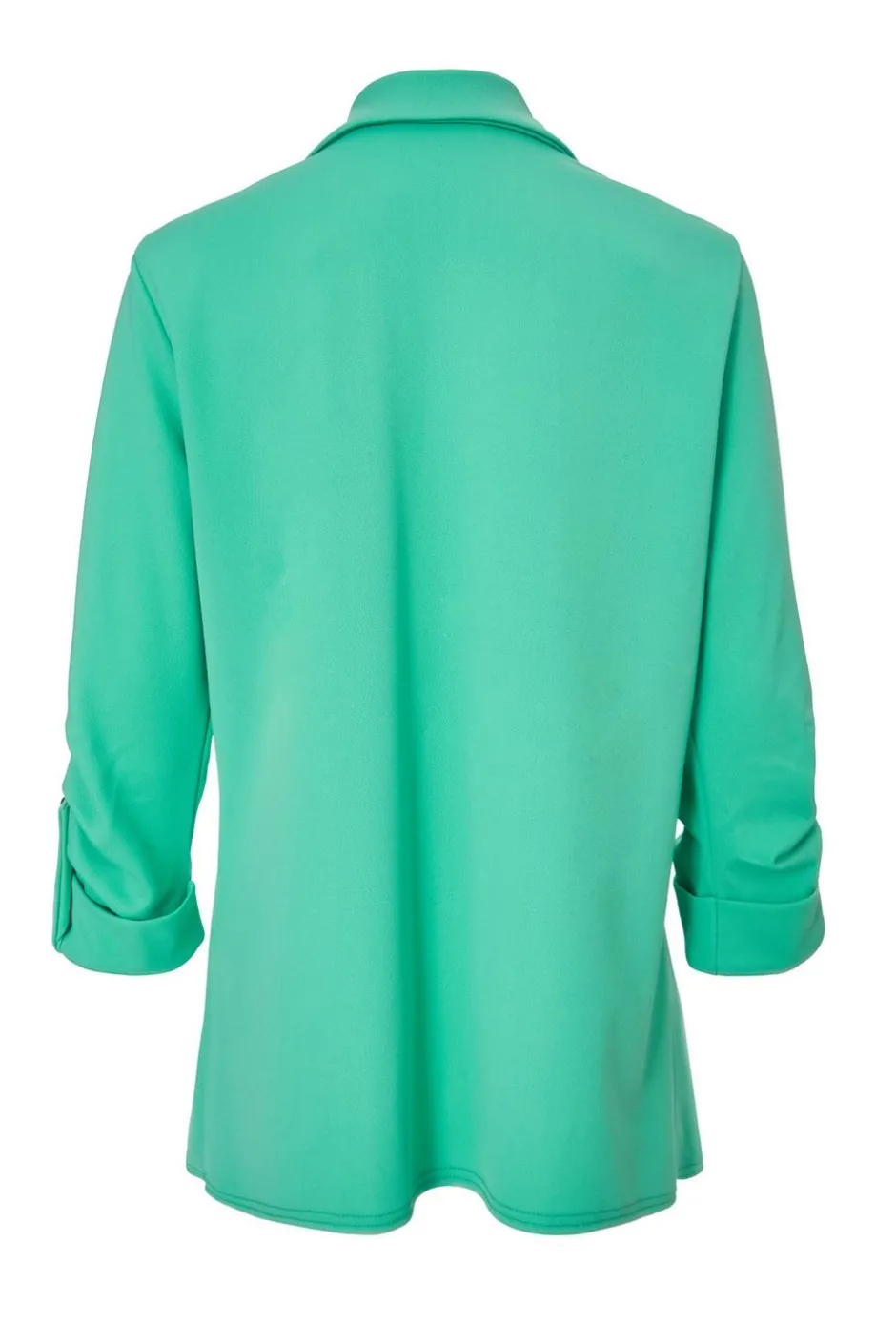 Quiz Ruched Sleeve Blazer Jade
