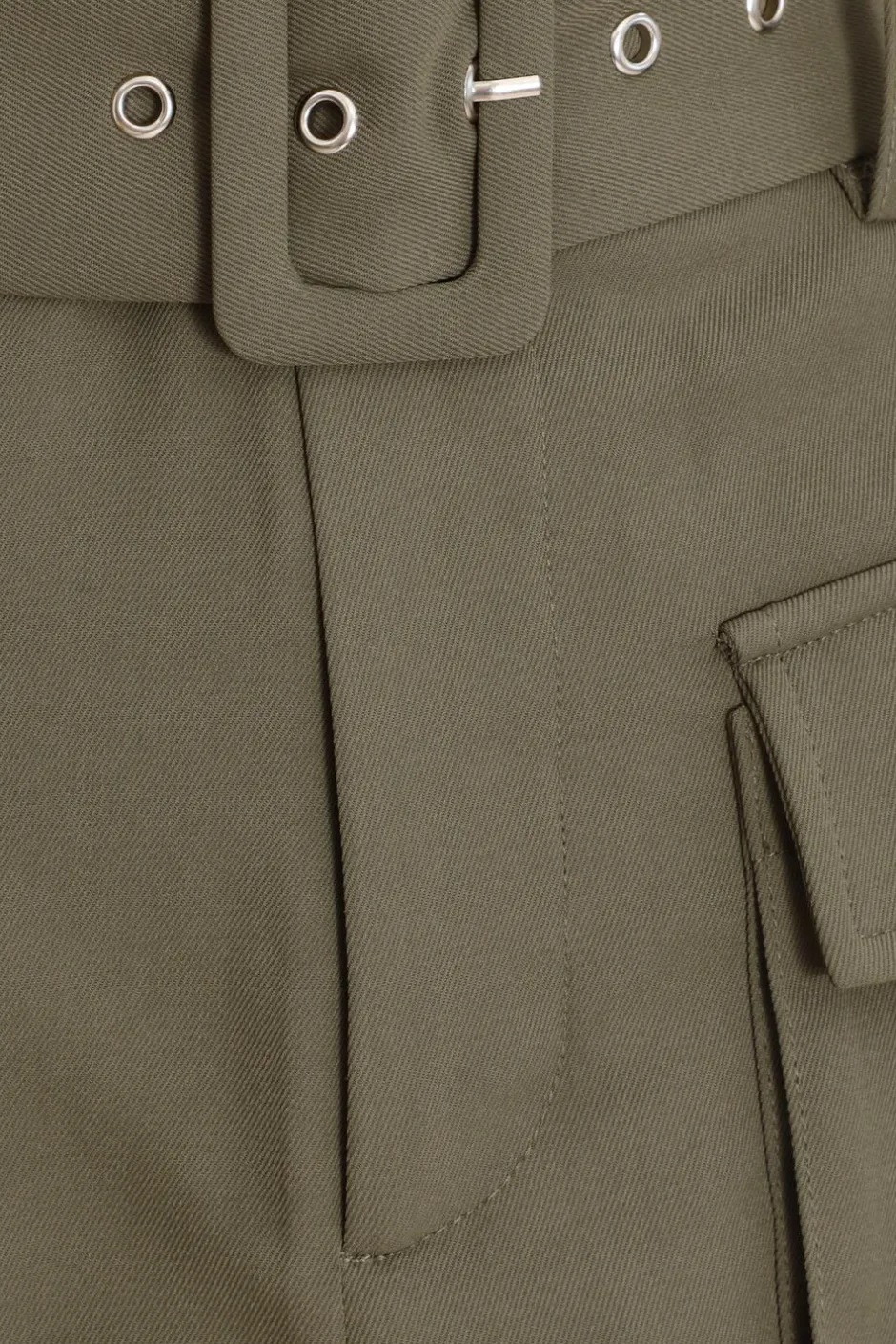 Quiz Khaki Belted Cargo Skort Discount