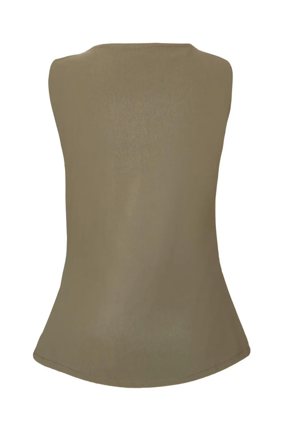 Quiz Khaki Button Front Waistcoat Best