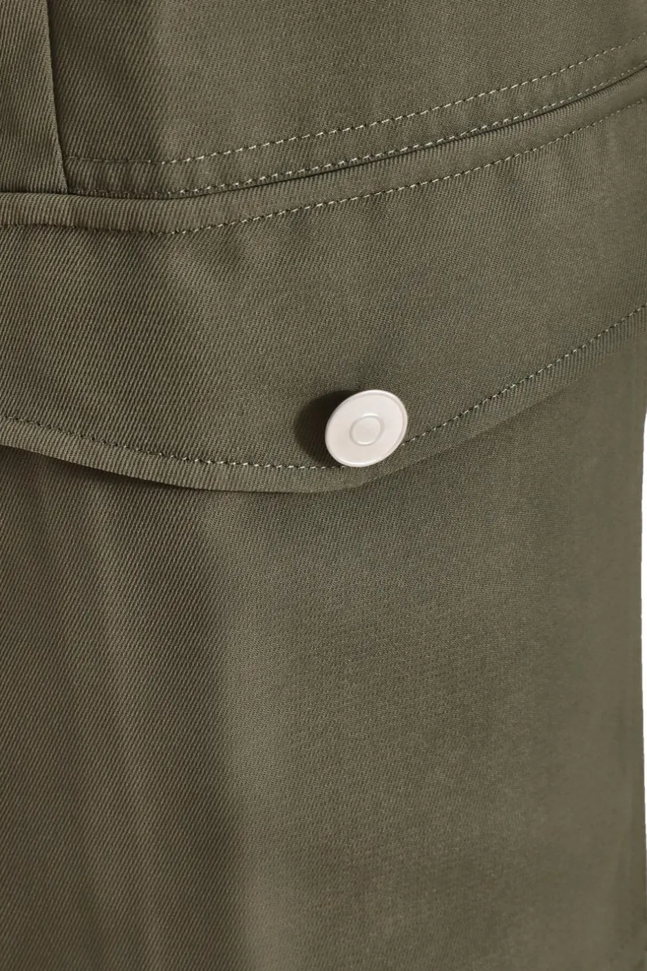 Quiz Khaki Cargo Cuff Trousers Sale