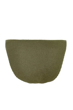 Quiz Crinkle Ring Bikini Bottoms Khaki Outlet