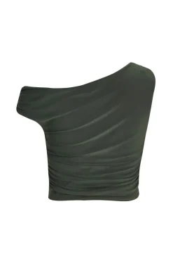 Quiz Drop Sleeve Top Khaki Discount