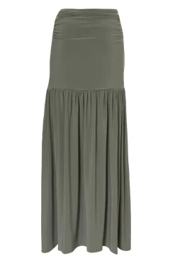 Quiz Khaki Drop Waist Midaxi Skirt Best