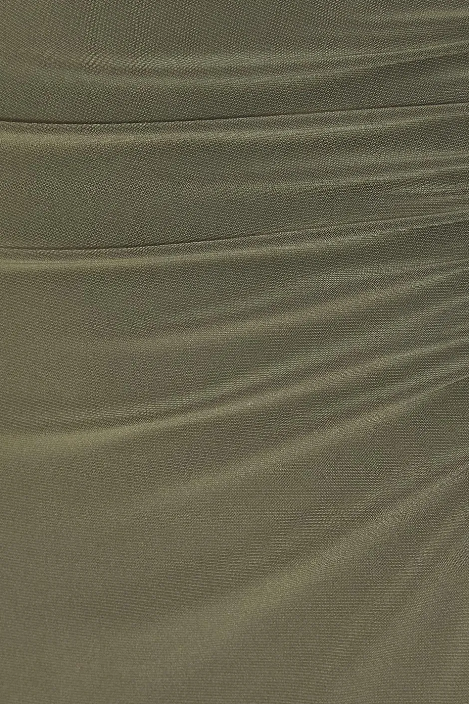 Quiz Ruched Bodycon Midaxi Dress Khaki Discount