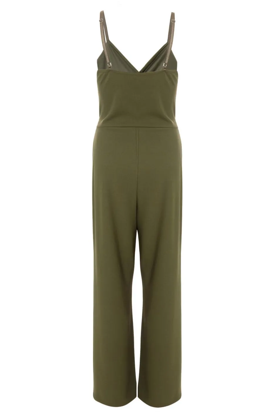 Quiz Khaki Strappy Buckle Detail Jumpsuit Online