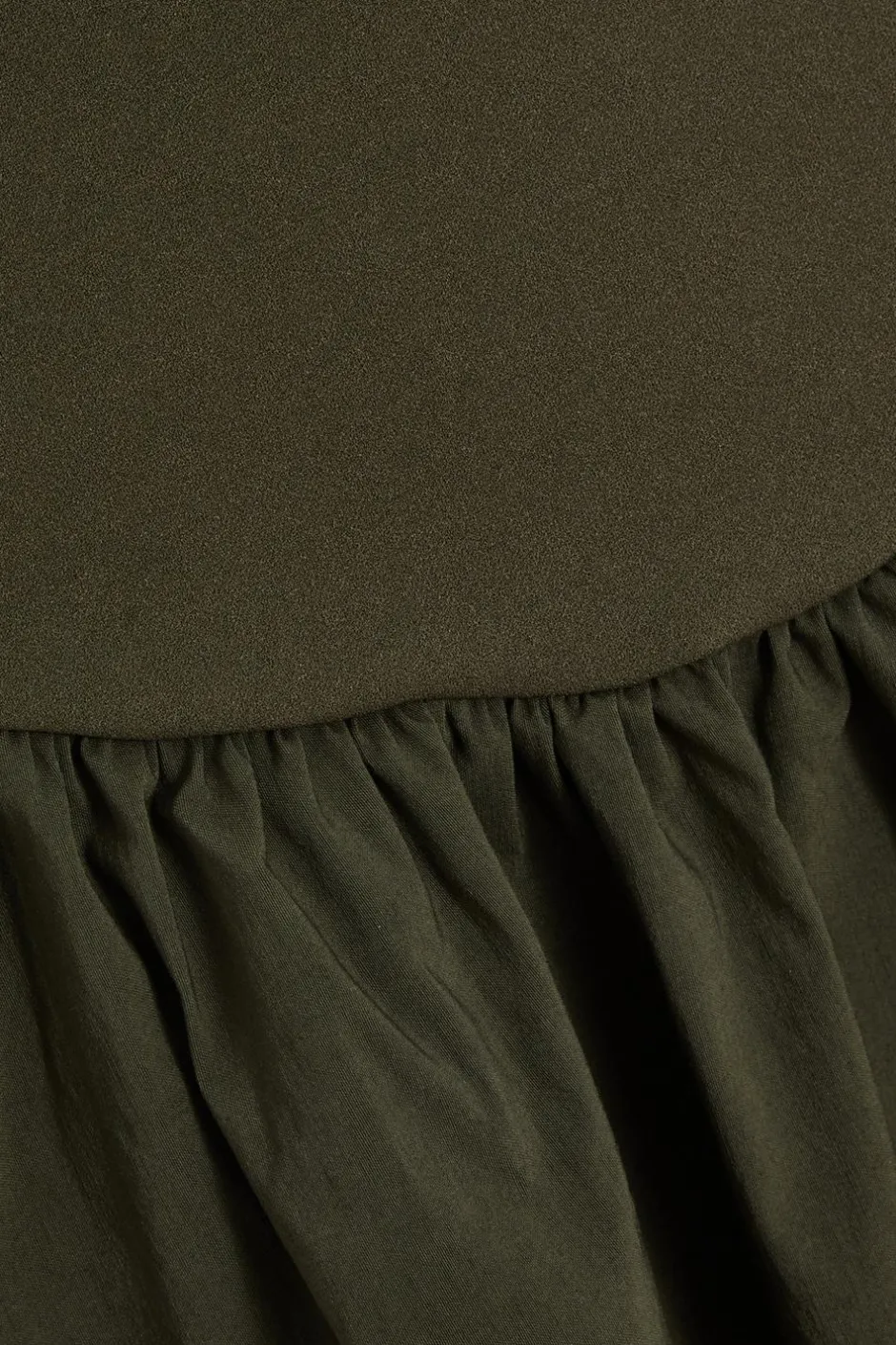 Quiz Khaki Strappy Puff Ball Skater Dress Outlet