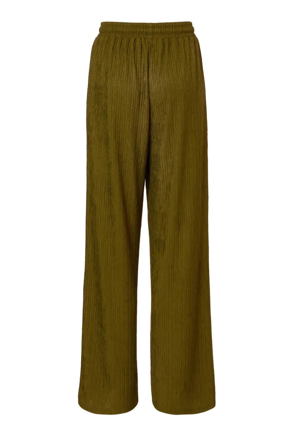 Quiz Textured Palazzo Trousers Khaki Online
