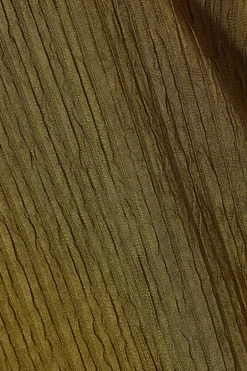 Quiz Textured T-Shirt Khaki