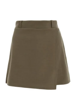 Quiz Khaki Wrap Skort Best