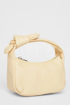 Quiz Knot Mini Top Handle Bag Lemon Sale