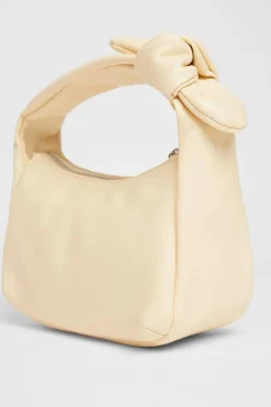 Quiz Knot Mini Top Handle Bag Lemon Sale