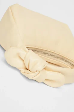 Quiz Knot Mini Top Handle Bag Lemon Sale