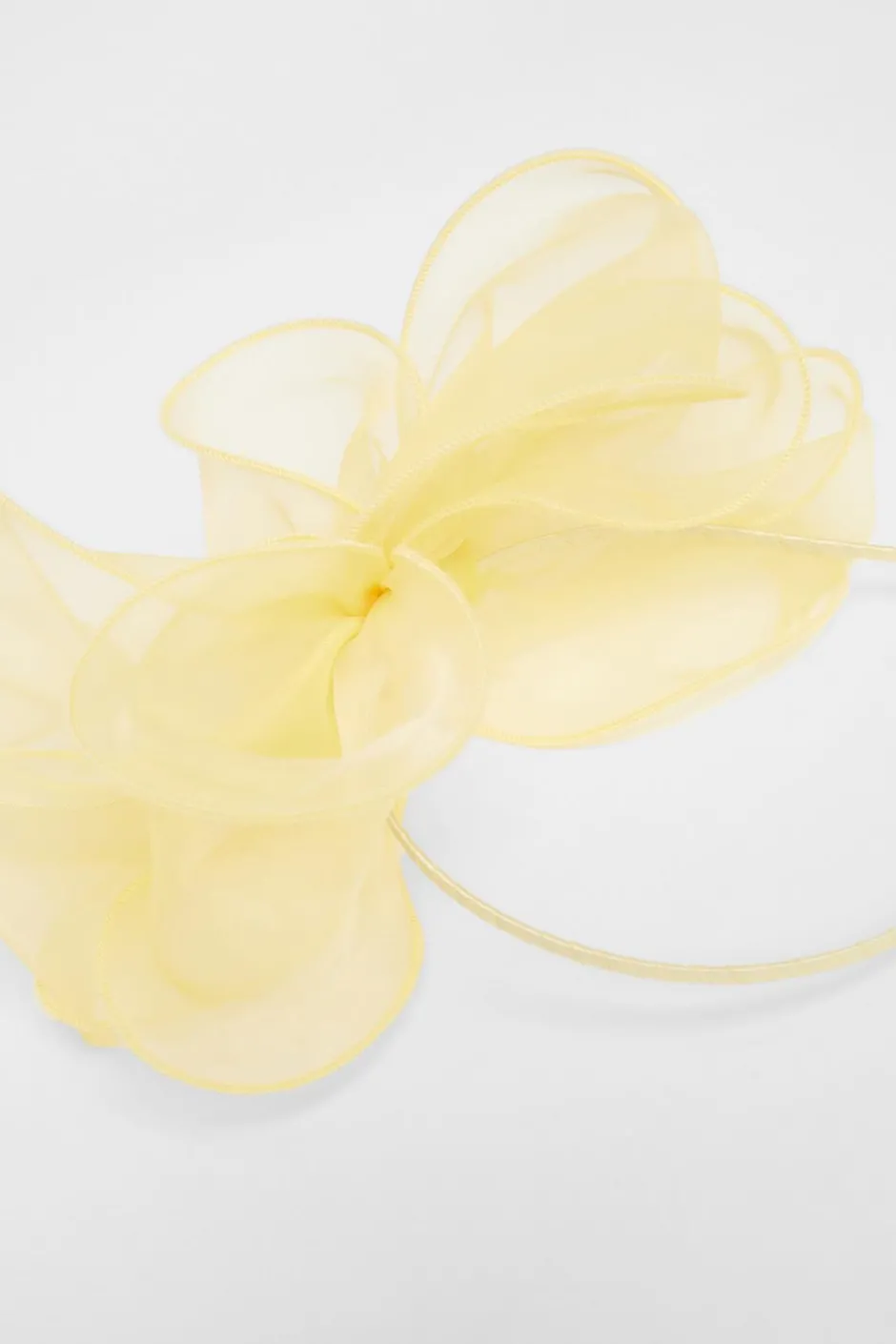 Quiz Mesh Headband Fascinator Lemon Online