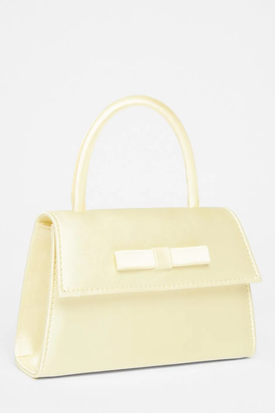 Quiz Top Handle Bag Lemon Online