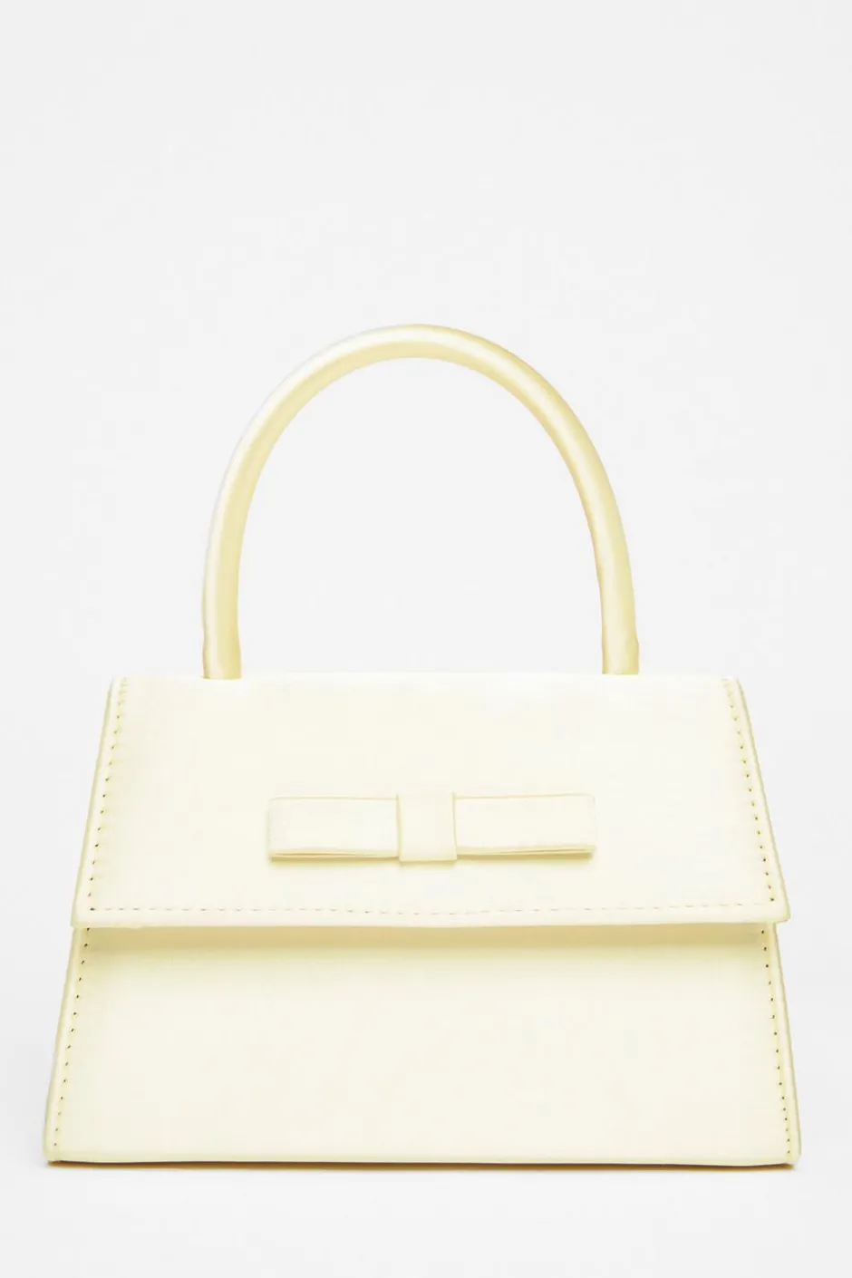 Quiz Top Handle Bag Lemon Online