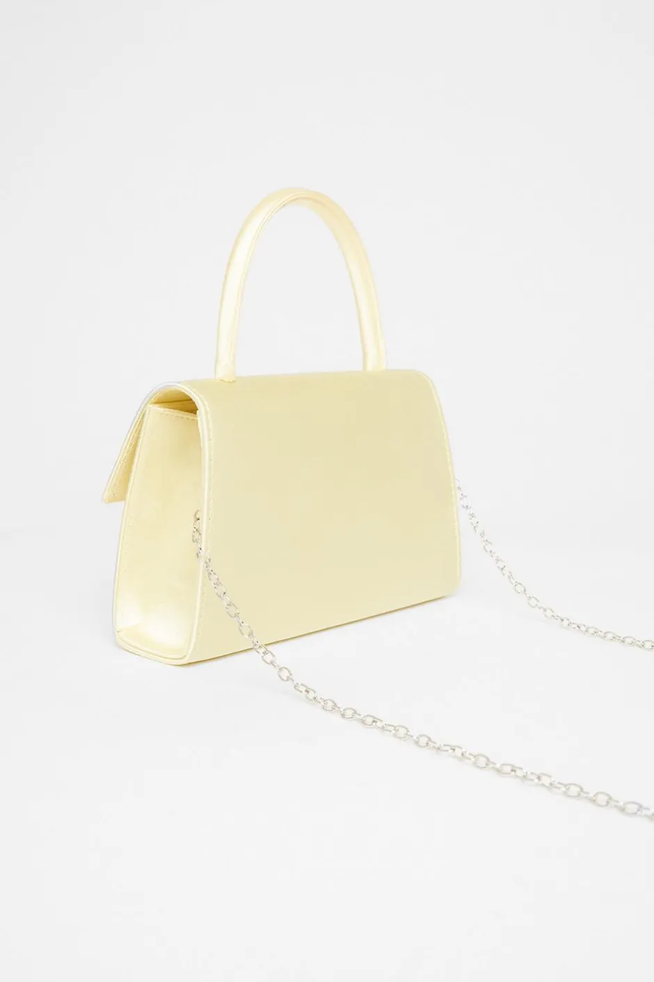 Quiz Top Handle Bag Lemon Online
