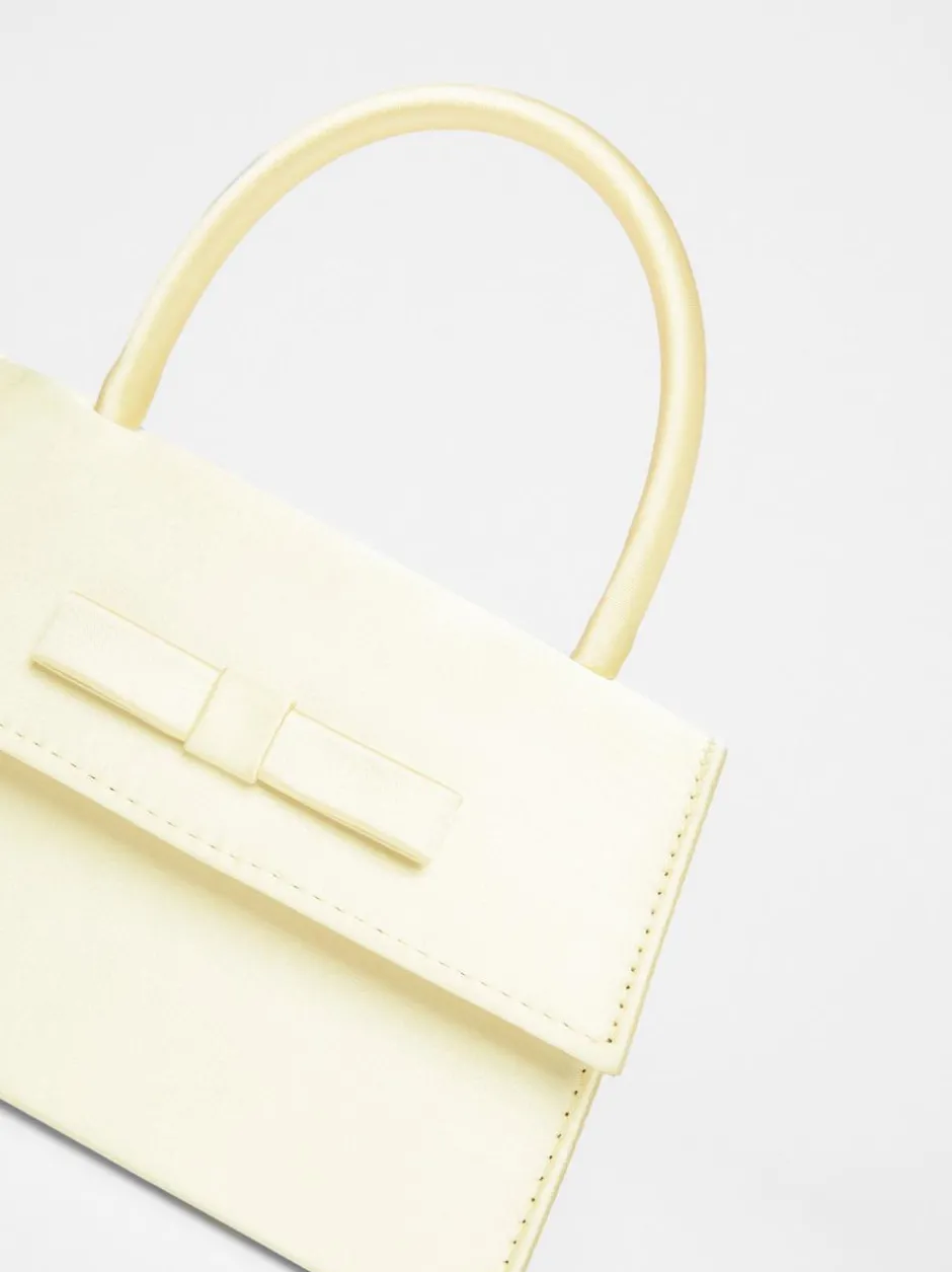 Quiz Top Handle Bag Lemon Online