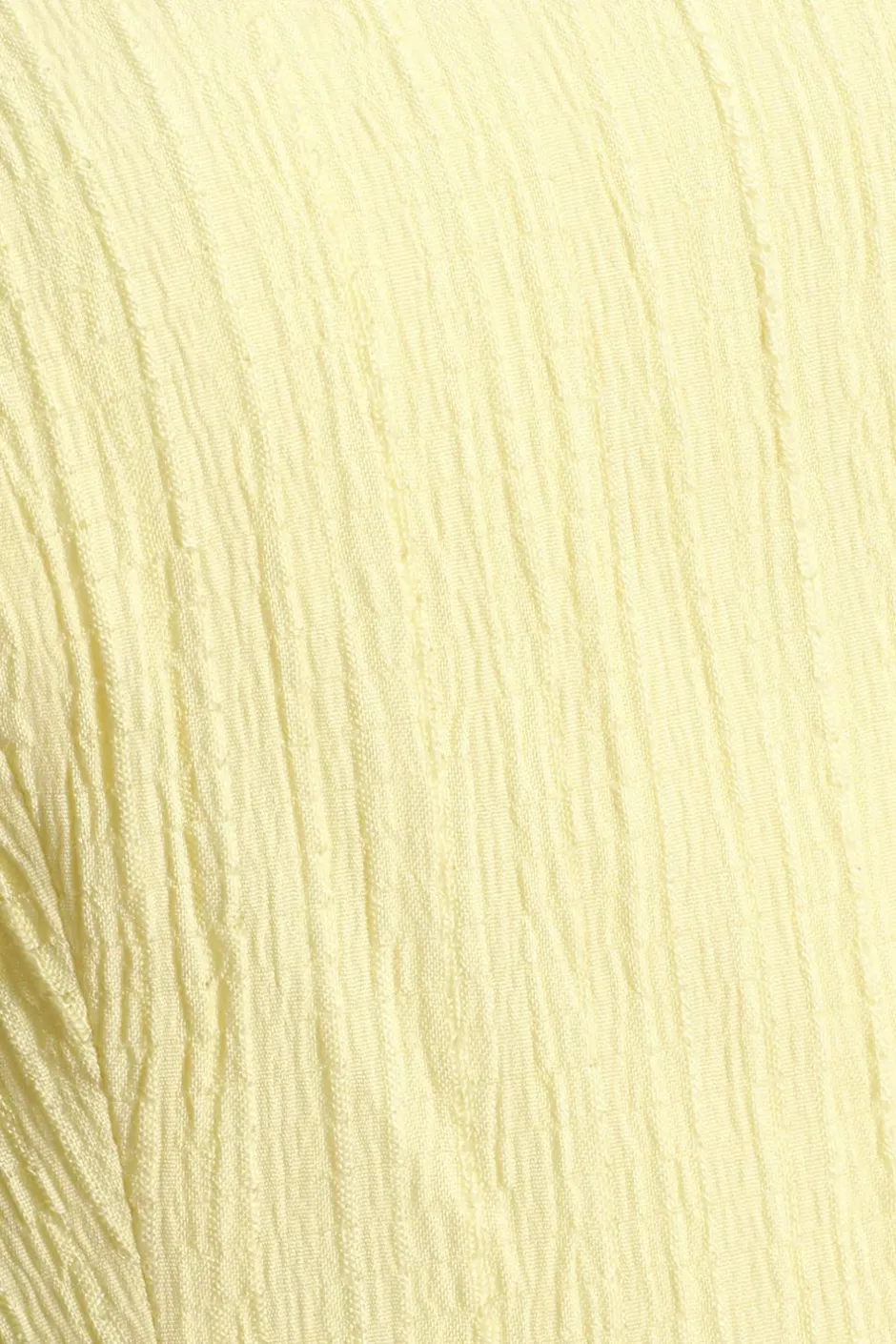 Quiz Lemon Wavy Trim Crop Top Online