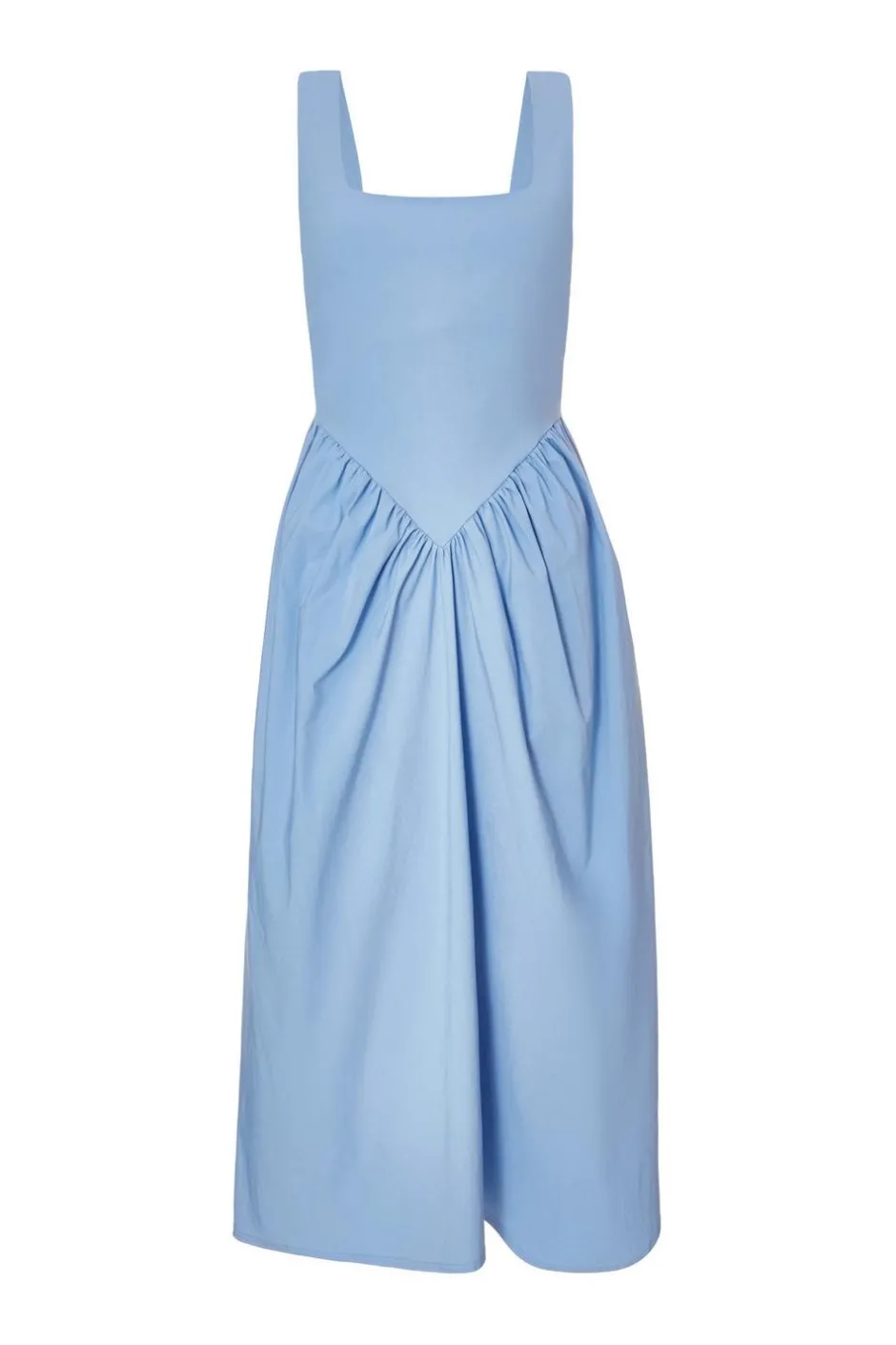 Quiz Light Blue Bow Back Midi Dress