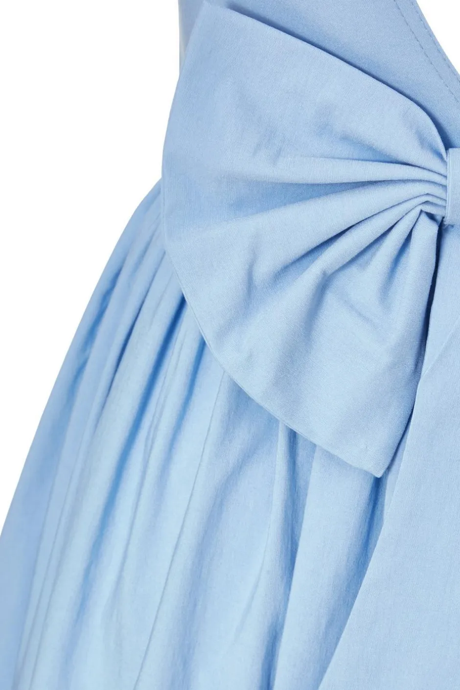 Quiz Light Blue Bow Back Midi Dress
