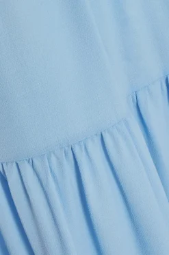 Quiz Tiered Midaxi Dress Light Blue Best