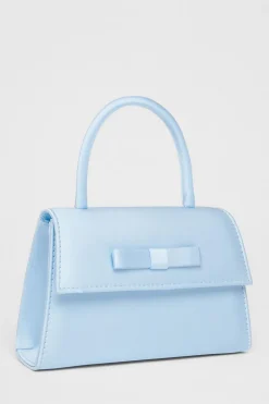 Quiz Top Handle Bag Light Blue Hot