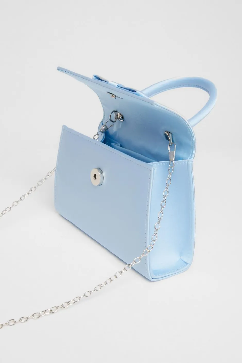 Quiz Top Handle Bag Light Blue Hot