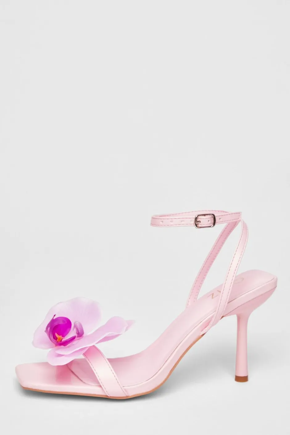Quiz Flower Detail Stiletto Heels Light Pink Best