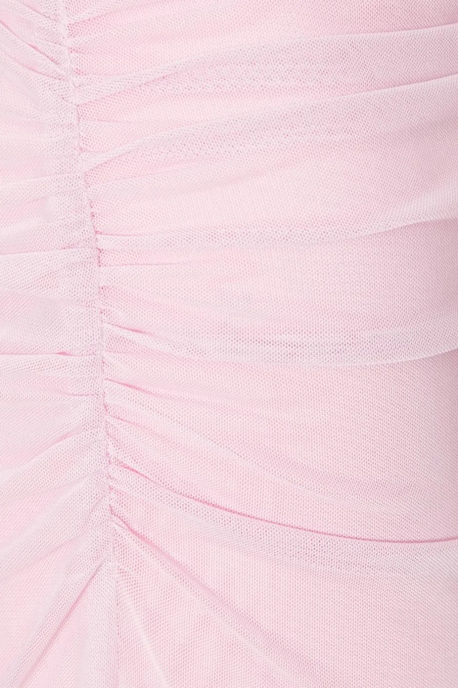 Quiz Mesh Ruched Midaxi Skirt Light Pink Outlet