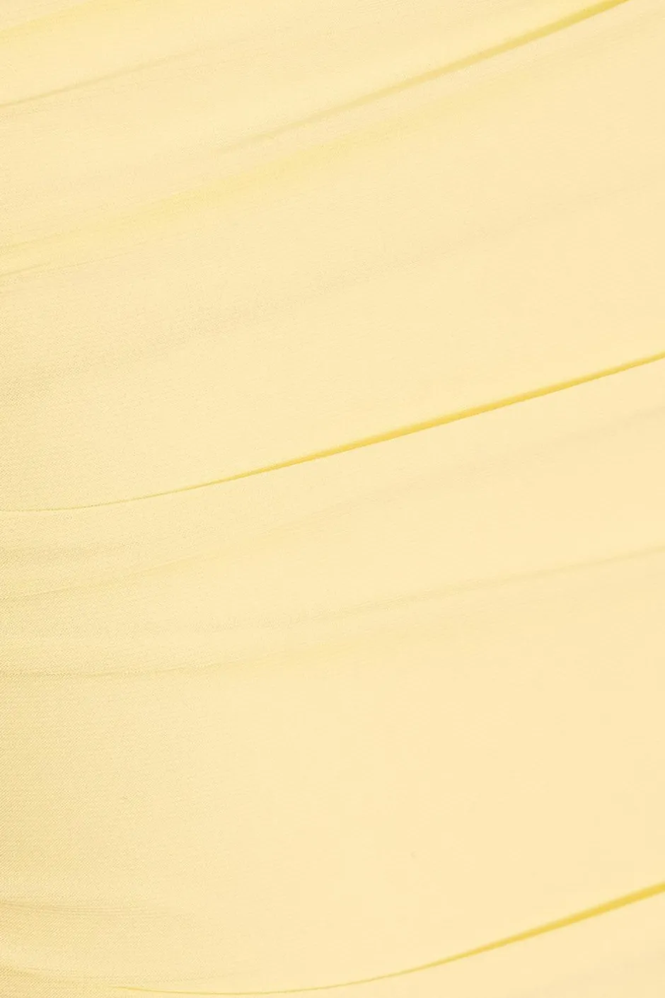 Quiz Light Yellow Ruched Maxi Skirt Online