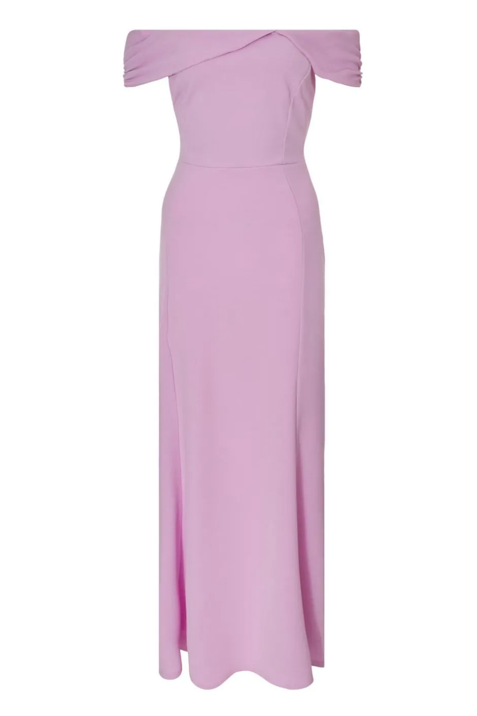 Quiz Lilac Bardot Twist Maxi Dress Outlet