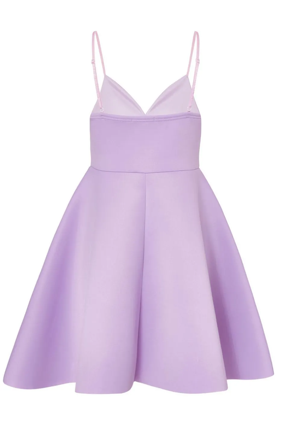 Quiz Bow Front Skater Dress Lilac Online