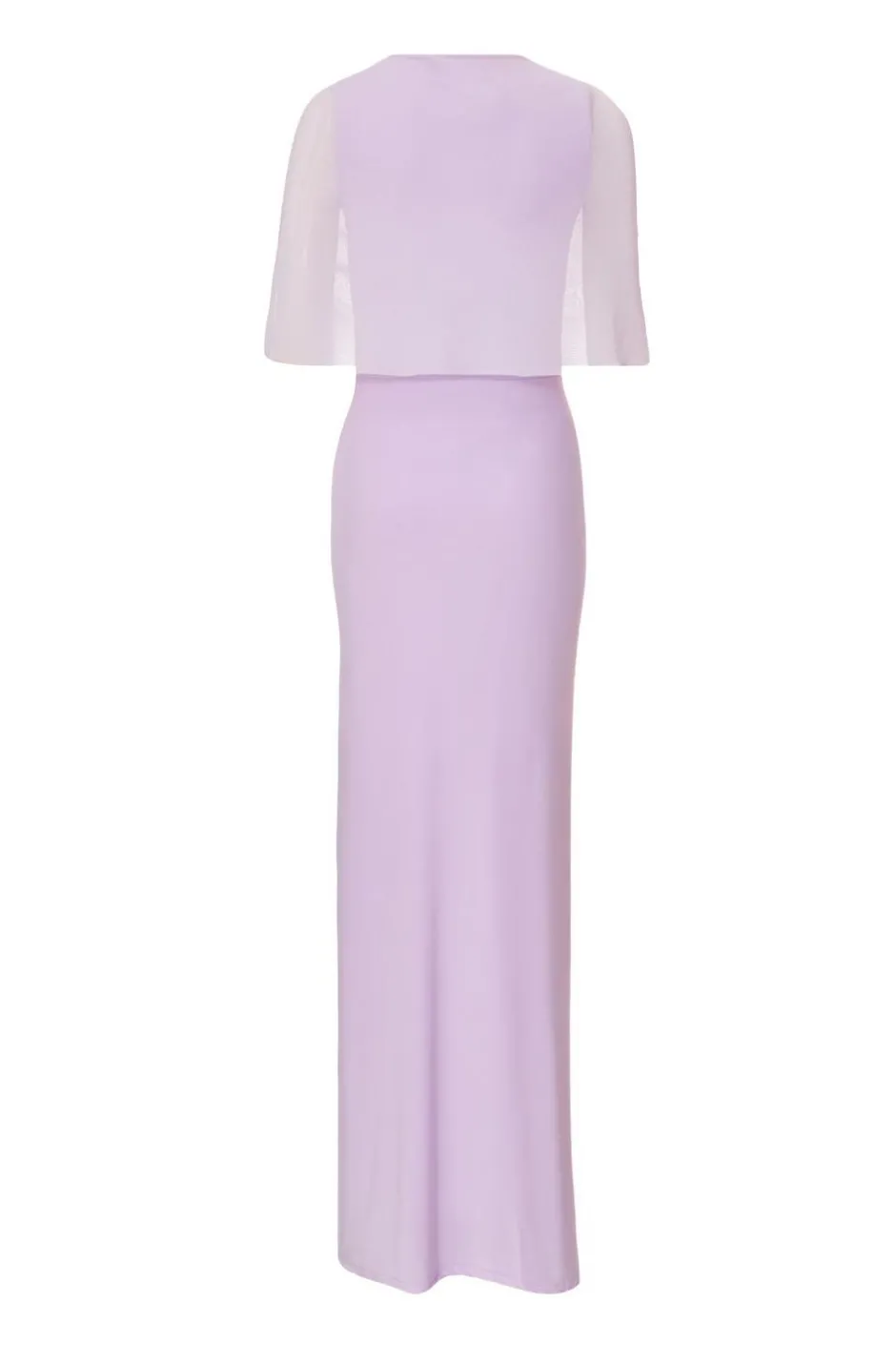 Quiz Lilac Draped Maxi Dress New