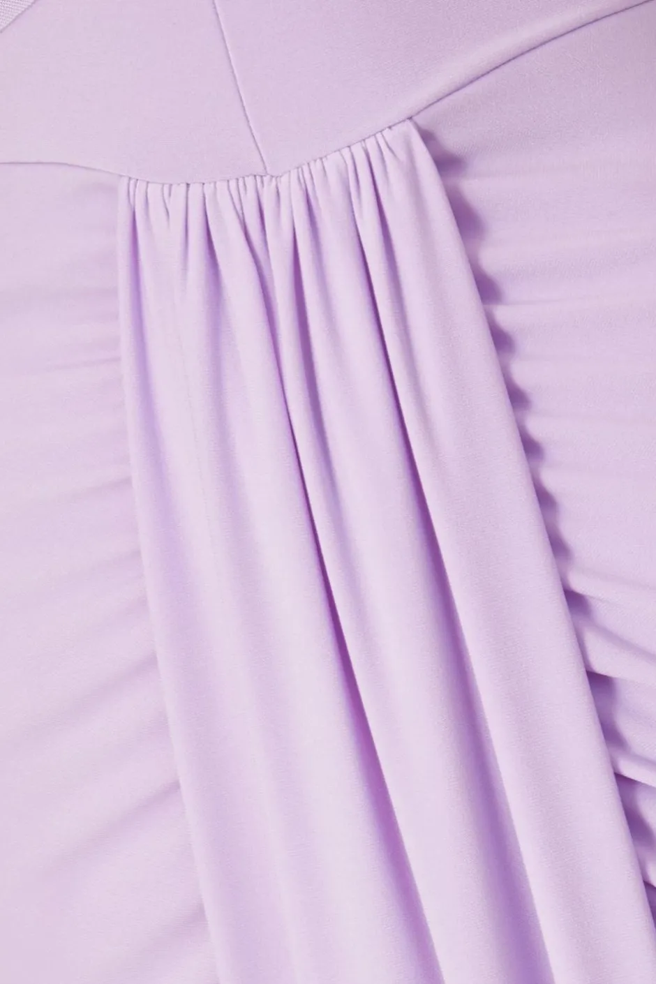 Quiz Lilac Draped Maxi Dress New
