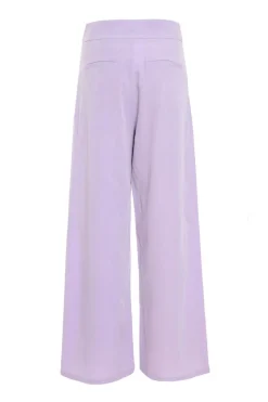 Quiz Linen Palazzo Trousers Lilac New