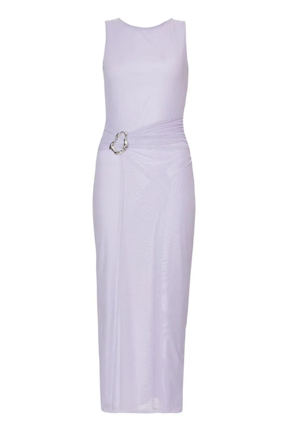 Quiz Lilac Mesh Buckle Midaxi Dress Best
