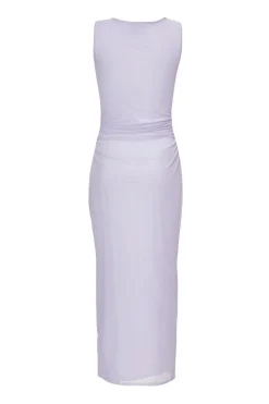 Quiz Lilac Mesh Buckle Midaxi Dress Best