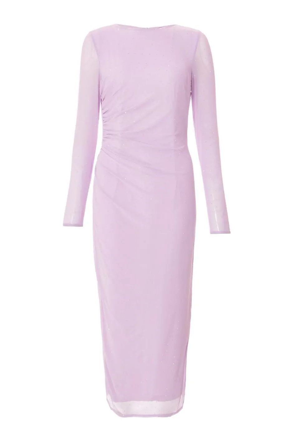 Quiz Lilac Mesh Diamante Midaxi Dress New