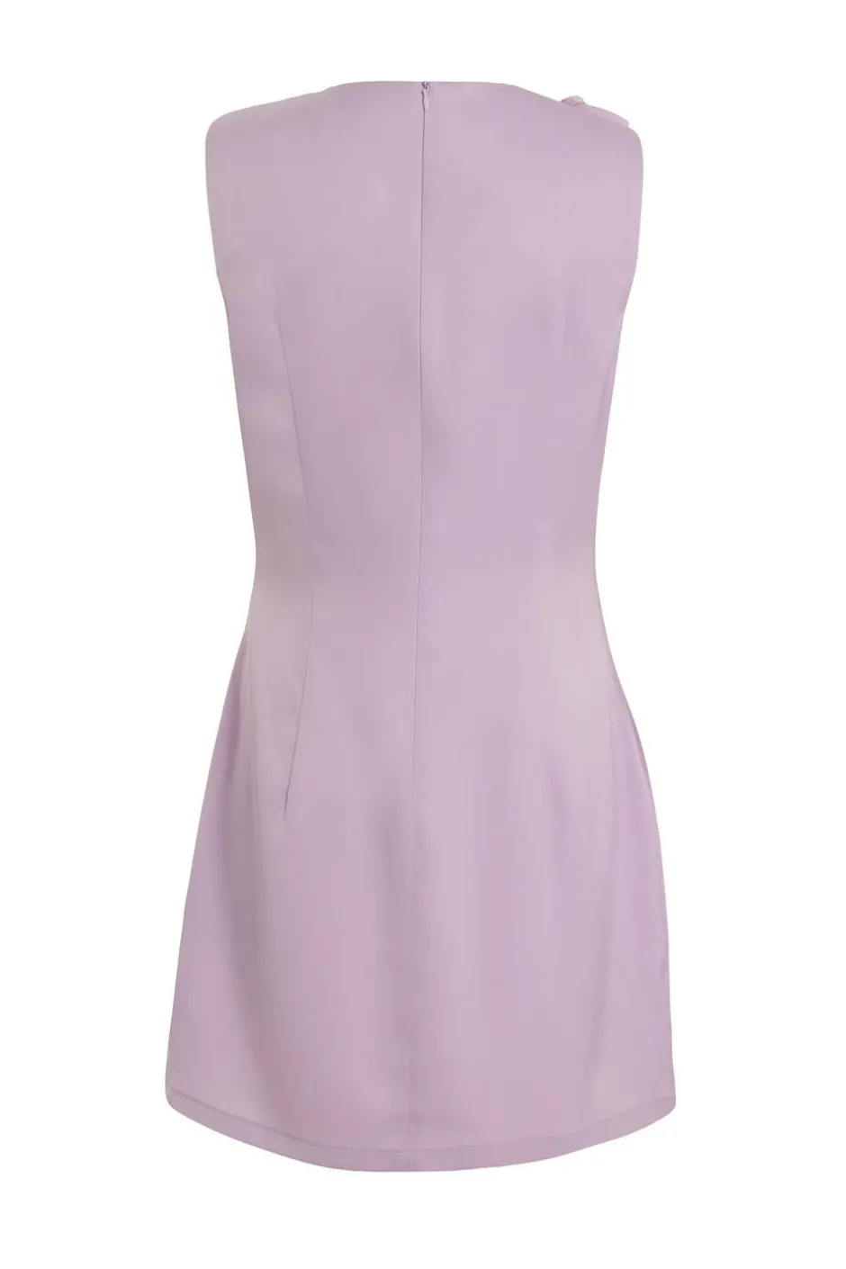 Quiz Lilac Satin Bow Mini Dress Outlet