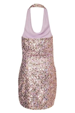 Quiz Lilac Sequin Mini Dress Clearance