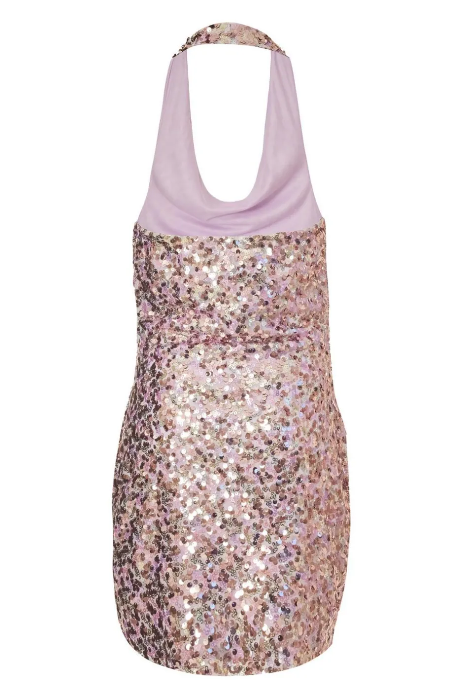 Quiz Lilac Sequin Mini Dress Clearance