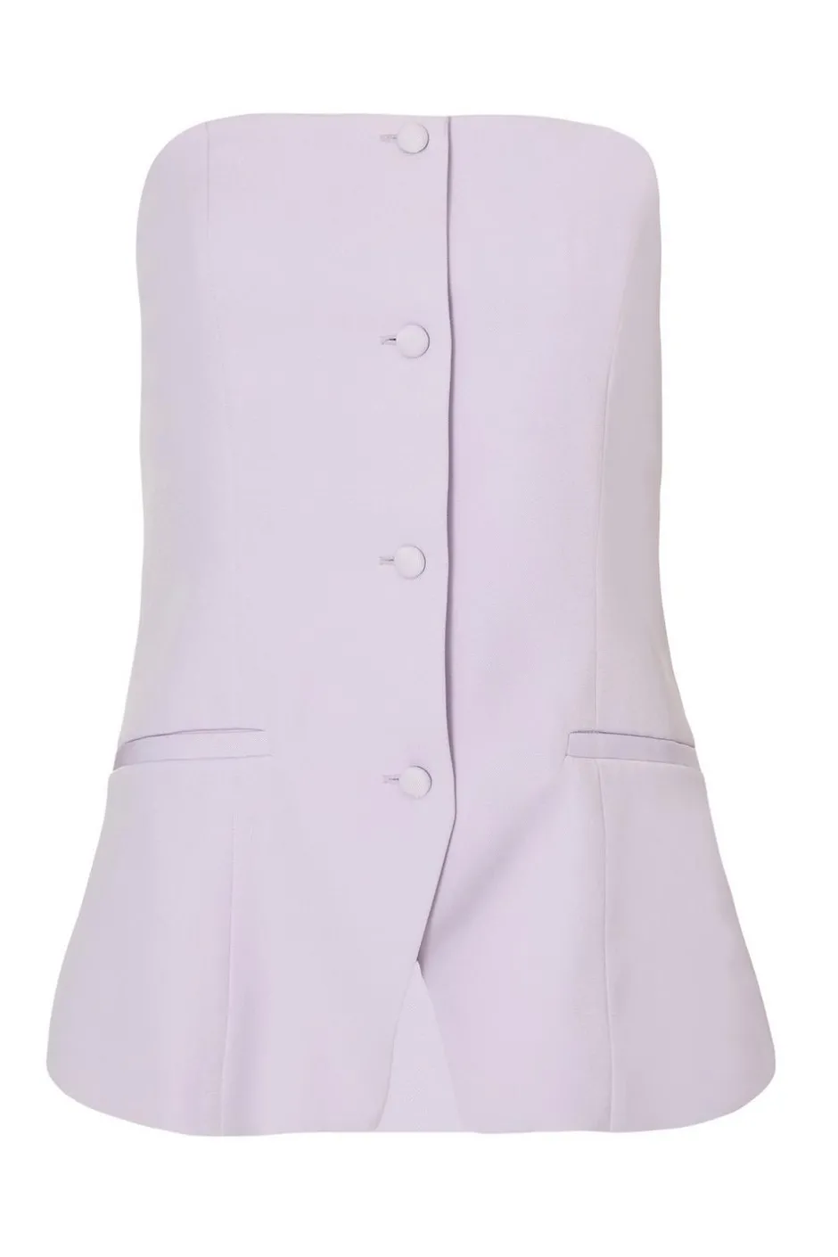 Quiz Lilac Tailored Bandeau Waistcoat New
