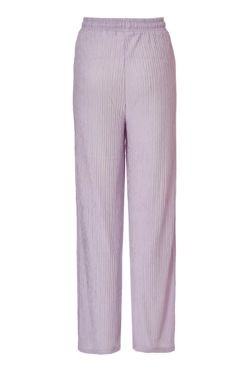 Quiz Textured Palazzo Trousers Lilac Clearance
