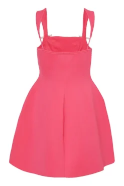 Quiz A-Line Mini Dress Magenta New