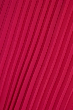 Quiz Magenta Chiffon Pleated Midaxi Dress Online