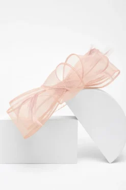 Quiz Mauve Feather Loop Headband Fascinator Hot