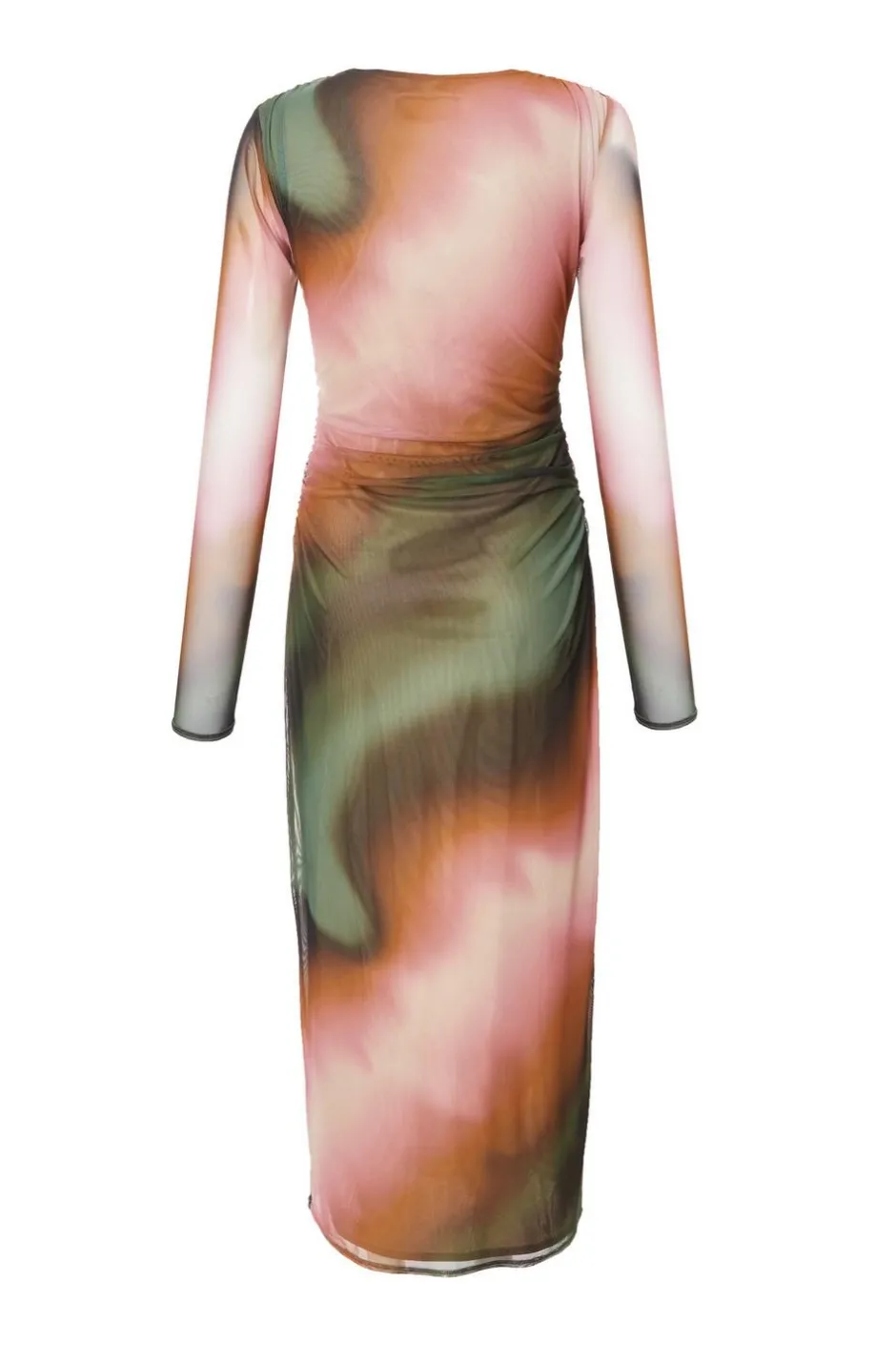 Quiz Mesh Marble Print Midaxi Dress Discount